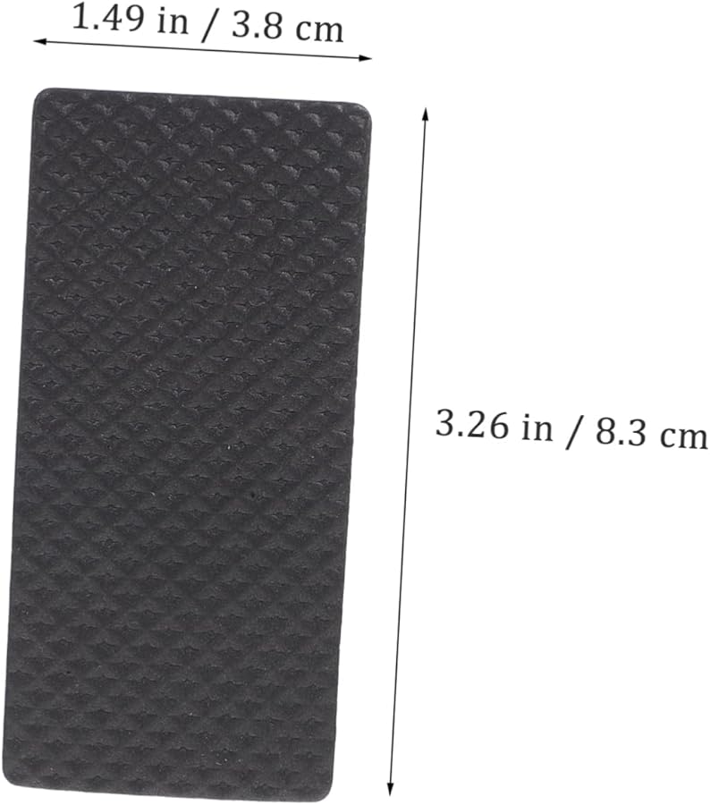 20Pcs Black Furniture Slider Pads Self Adhesive Floor Protectors for Chairs Noise Reduction on Carpet Hard Surfaces - Image 4
